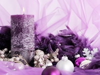 Новогодний декупаж: Декорируем свечу своими руками