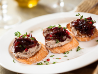 Новогодние рецепты: Канапе с паштетом