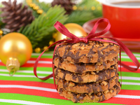 Как приготовить печенье с шоколадом на Новый год