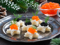 Новогодние рецепты: ТОП-5 закусок из икры