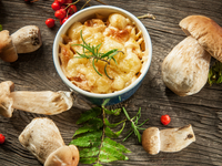 Рецепты на Новый год: Жюльен с курицей и грибами