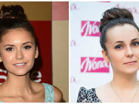 Прически на Новый год: Праздничный пучок в стиле Нины Добрев