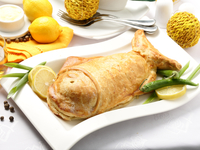 Новогодние рецепты: Рыба, запеченная в тесте