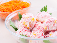 Рецепты на Новый год: Закуска из крабовых палочек