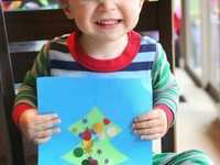 Новогодние поделки: Идея для самых маленьких