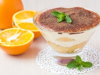 Десерты на Новый год: Тирамису с апельсинами