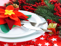 Как украсить рождественский стол