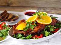 Как приготовить утку с апельсинами от Джейми Оливера