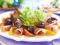 Рецепты на Новый год: Салат с прошутто