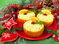 Новогодние рецепты: Сырный салат с апельсинами