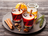 Рождественский глинтвейн с медом