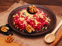 Рождественский пост 2015-2016: Салат из свеклы с орехами и черносливом