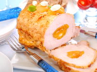 Как приготовить мясной рулет с курагой