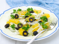 Салат из апельсинов с фенхелем