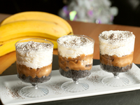 Трайфл с бананами и сливочным ликером