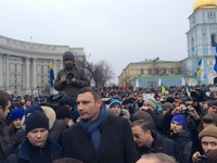 Братья Кличко приняли участие в марше солидарности против терроризма