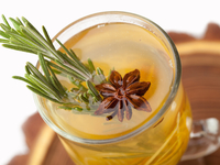 Мандариновый коктейль с розмарином