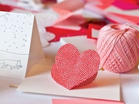 День святого Валентина: Открытка для детей