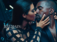 Ким Кардашян показала закулисье съемки для Balmain