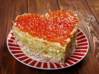 Салаты на День Валентина: ТОП-5 рецептов