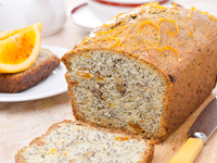 Апельсиновый кекс с маком