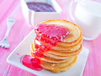 Быстрые оладьи на кефире