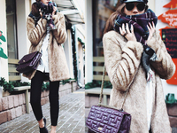 Стильные образы для зимы: Street style