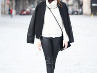 Черно-белая зима: 5 вдохновляющих луков от блогеров