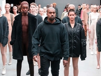 Коллекция Канье Уэста для Adidas: Рваные свитера, колготы и милитари