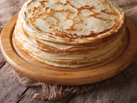 Масленица 2017: рецепт блинов на воде без яиц