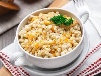 Великий пост 2015: Перловая каша с луком и морковью