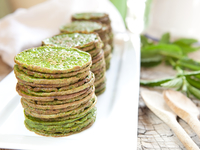 Великий пост 2015: Оладьи из шпината