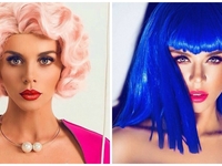 Новые образы Ани Седоковой: Розовые и голубые волосы