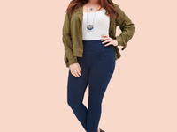 Мода для полных: Как правильно носить джинсы skinny