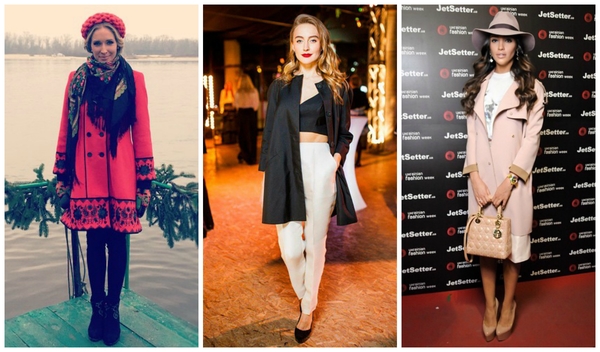 ТОП-10 украинских звезд в пальто