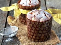 Пасхальный кулич с миндалем