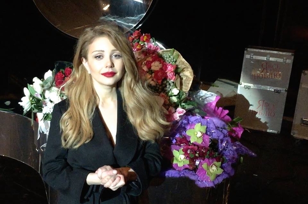 Тина Кароль поблагодарила за победу на Музыкальной премии YUNA 2015