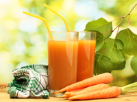 Весенний напиток из моркови и имбиря