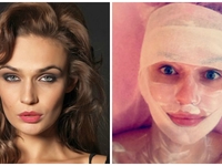 Instagram-мания: Звезды фотографируются с масками для лица