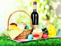 Сколько стоит пасхальная корзина в 2015 году