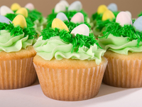 Детская Пасха: Весенние капкейки