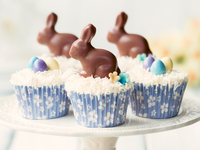 Детская Пасха: Как приготовить капкейки Кролики