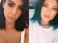 Найди десять отличий: Ким Кардашян сравнили с 17-летней сестрой