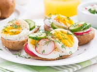 Бутерброды на завтрак: Три весенние идеи