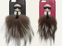 Дизайнеры создали чехлы для телефонов с портретом Карла Лагерфельда