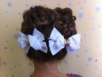 1 сентября 2015: Прически с бантами для выпускниц