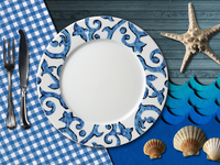 Морская сервировка стола: ТОП-15 идей