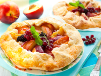 Как приготовить галету с летними фруктами