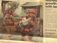 Пожарный спас девочку, и спустя много лет они встретились