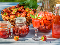 Клубничный компот на зиму